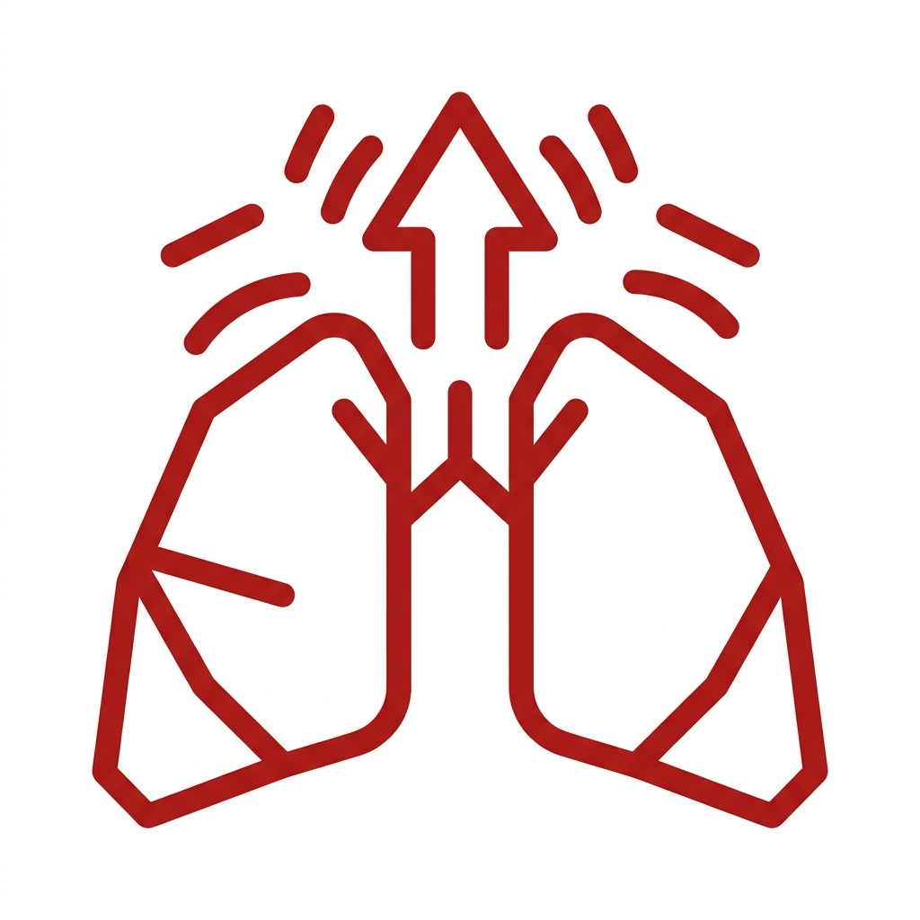 Sudden breathlessness