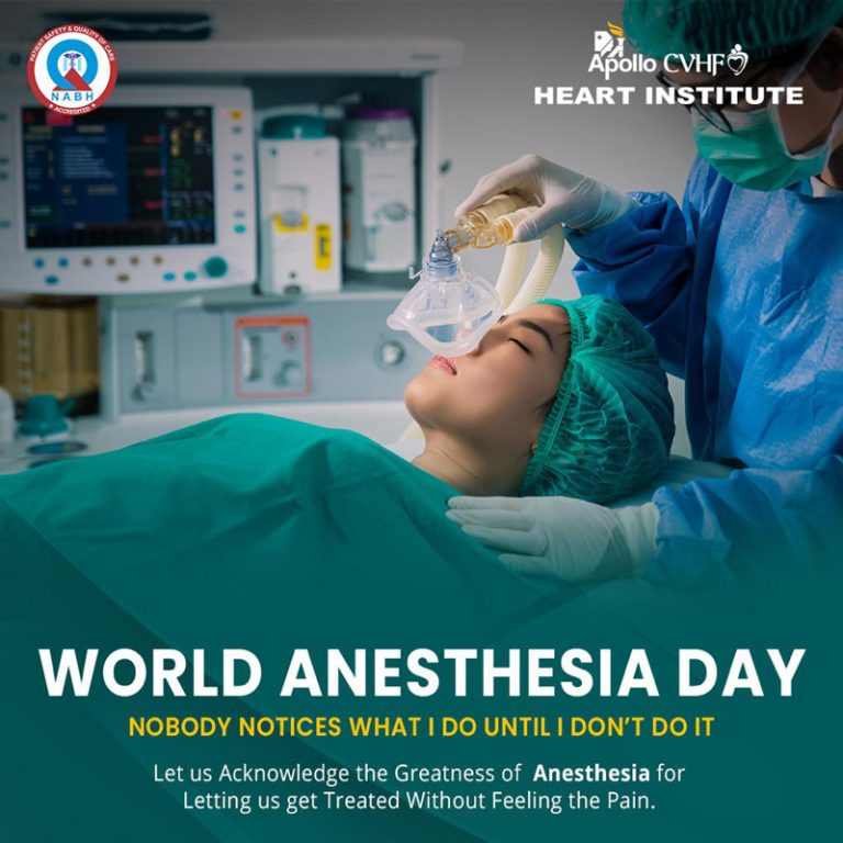 World Anesthesia Day Apollo CVHF Heart Institute