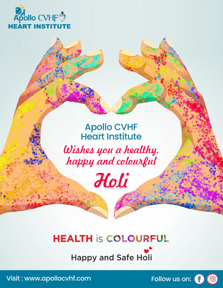 Happy & Safe Holi from Apollo CVHF